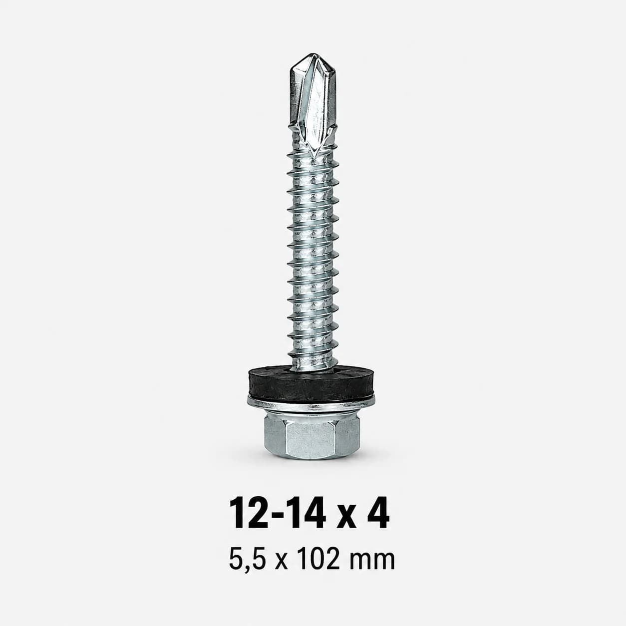 Parafuso Autoperfurante Cabeça Sextavada 12-14 x 4